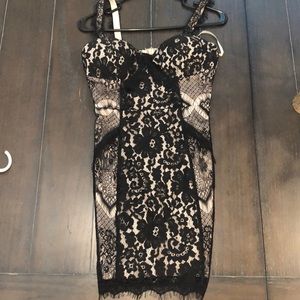 Small Lace Nude Illusion Dress